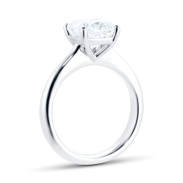 Mayors Platinum 2.50ct Cushion Engagement Ring (H/SI1)