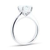 Mayors Platinum 2.50ct Cushion Engagement Ring - Ring Size 4.5
