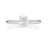 Mayors Platinum 0.70ct Oval Engagement Ring (H/SI1) Mayors Platinum 0.70ct Oval Engagement Ring (H/SI1)
