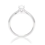 Mayors Platinum 0.70ct Oval Engagement Ring (E/SI1)