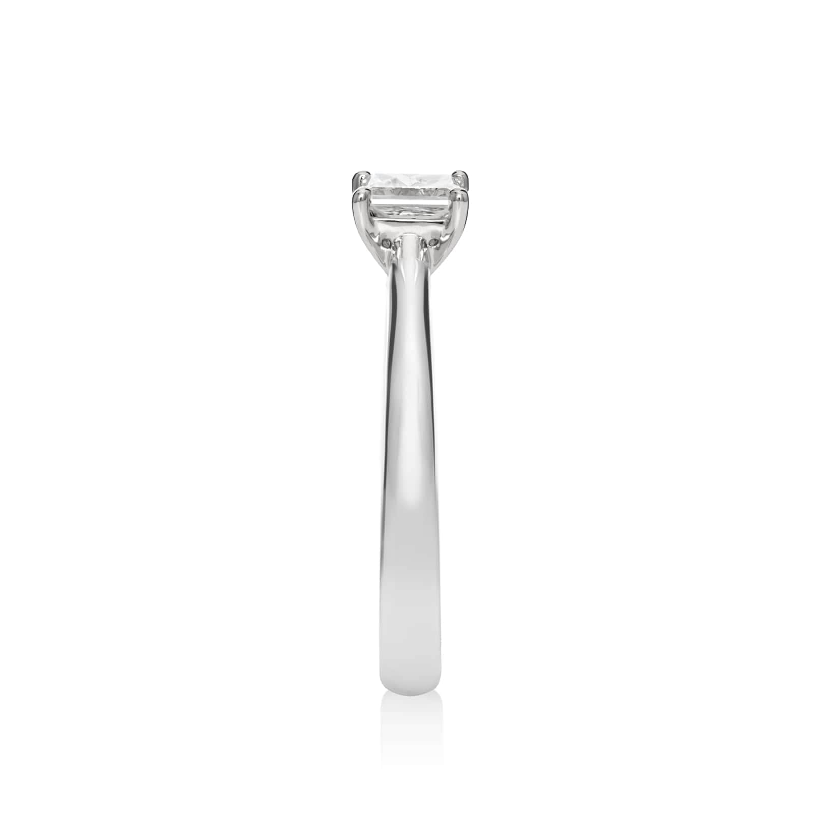 Mayors Platinum 0.50ct Princess Cut Engagement Ring (E/VS2)