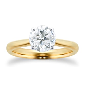 Mayors 18k Yellow Gold 1.50cttw Round Engagement Ring (G/SI1) Mayors 18k Yellow Gold 1.50cttw Round Engagement Ring (G/SI1)