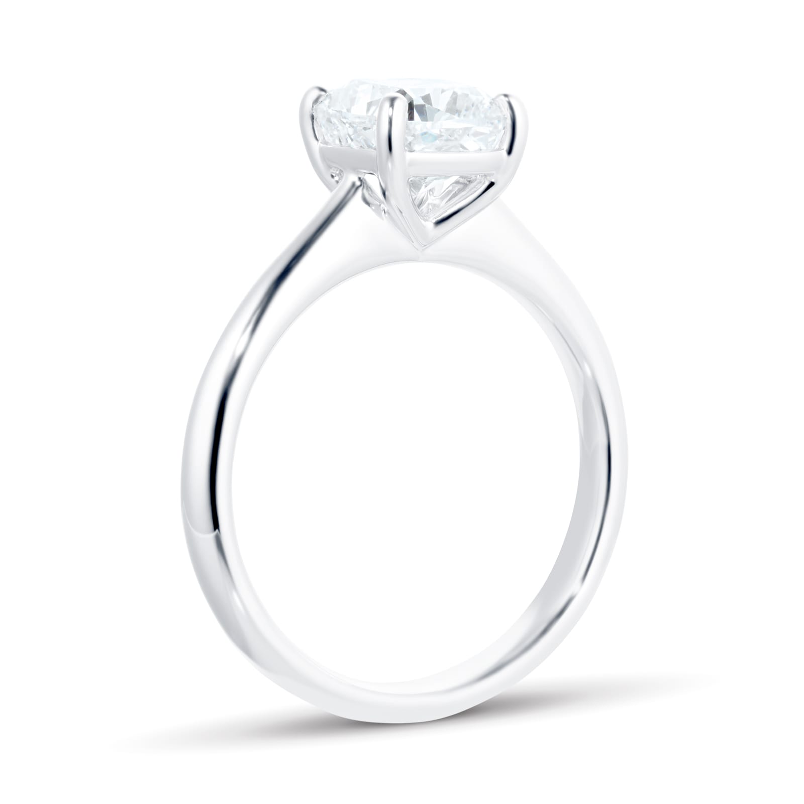 Mayors Platinum 2.00ct Cushion Engagement Ring - Ring Size 5.5