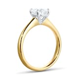 Mayors 18k Yellow Gold 1.50cttw Round Engagement Ring (H/VS2)