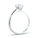 Mayors Platinum 1.02cttw Round Brilliant Cut Solitaire 4 Prong Engagement Ring