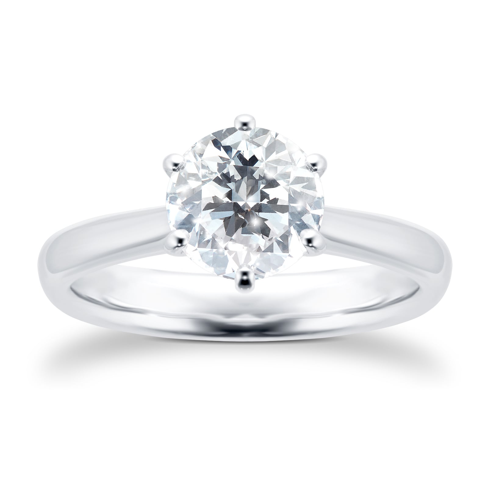 1.54CT ROUND DIAMOND SOLITAIRE ENGAGEMENT RING