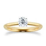 Mayors 18k Yellow Gold 0.53cttw Engagement Ring (G/SI1)