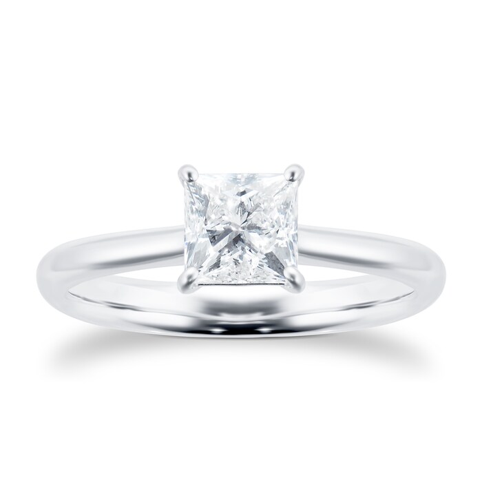 Mayors Platinum 1.08ct Princess Cut Engagement Ring (G/SI1)