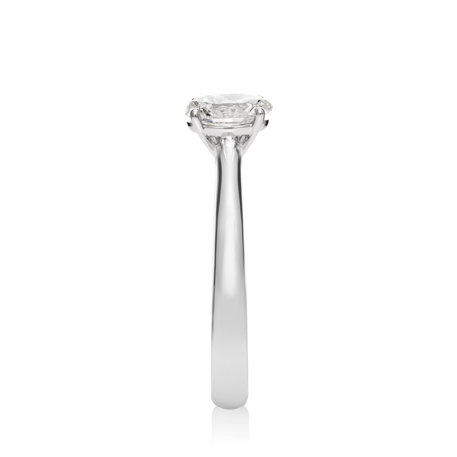 Mayors Platinum 1.02ct Oval Engagement Ring (H/VS2) Mayors Platinum 1.02ct Oval Engagement Ring (H/VS2)