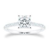 Mayors Platinum 1.49ct Princess Cut Engagement Ring (H/VS2)