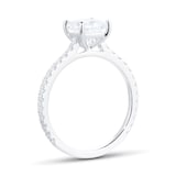 Mayors Platinum 1.49ct Princess Cut Engagement Ring (H/VS2)