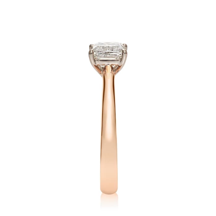 Mayors 18k Rose Gold 0.50cttw Princess Cut Engagement Ring (E/SI1)