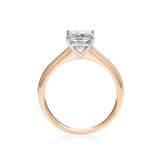 Mayors 18k Rose Gold 0.50cttw Princess Cut Engagement Ring (E/SI1)