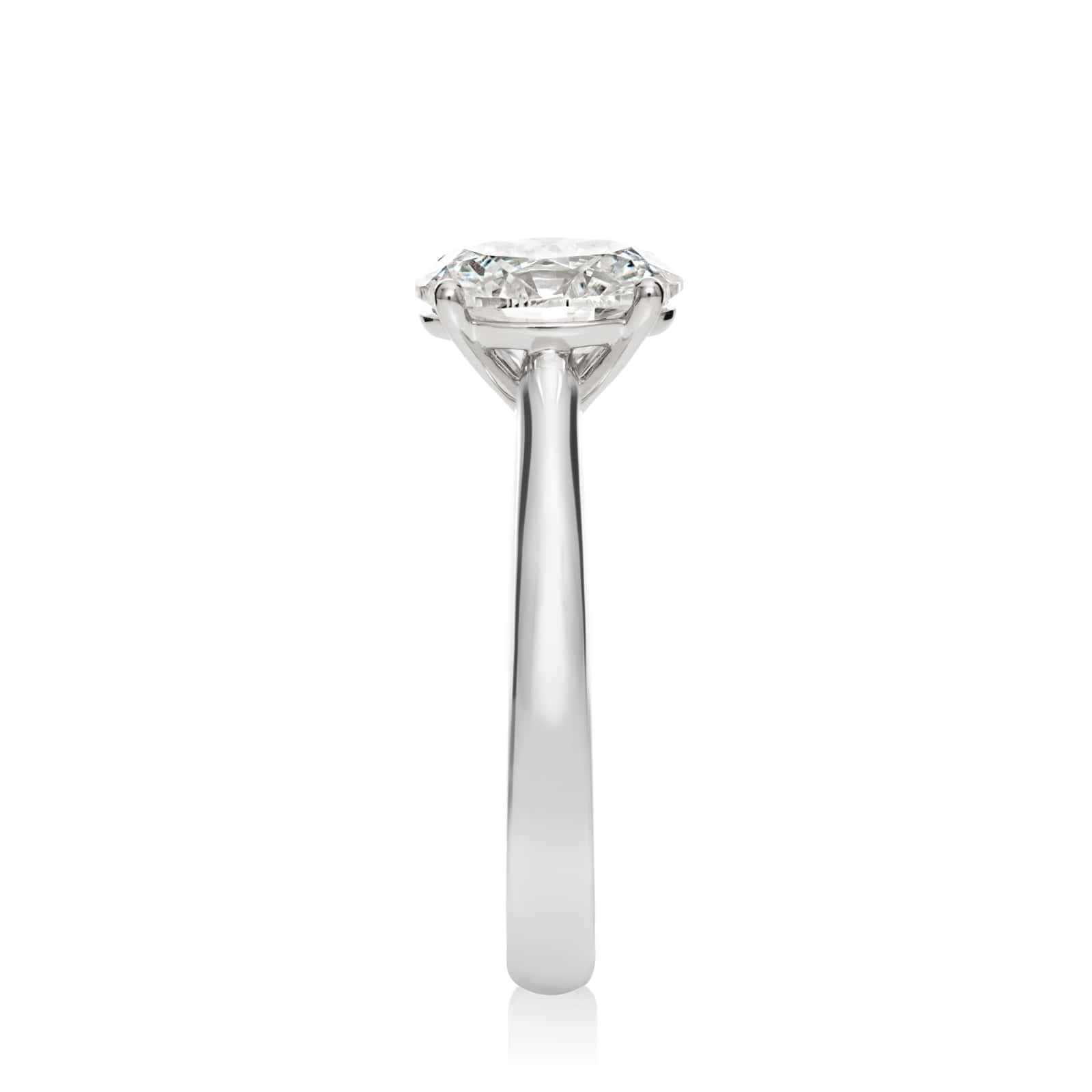 Mayors Platinum 2.00ct Oval Engagement Ring (E/VS2)
