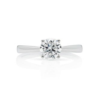 Mayors 18k White Gold 1.01cttw Diamond Solitaire Engagement Ring (I/I1) Mayors 18k White Gold 1.01cttw Diamond Solitaire Engagement Ring (I/I1)