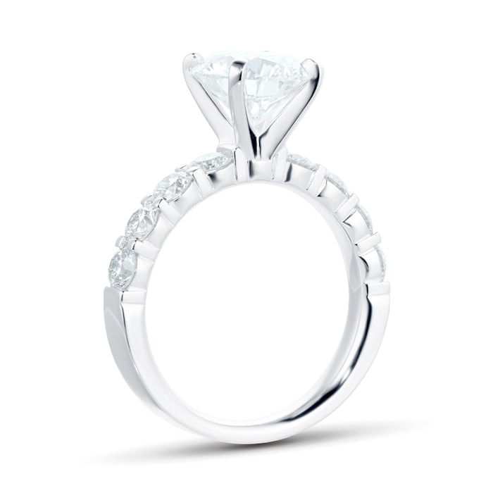 Mayors Platinum 2.94cttw Diamond Engagement Ring