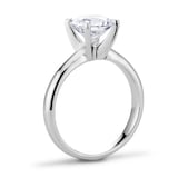 Mayors 18k White Gold 2.00cttw Diamond Solitaire Engagement Ring (I/I1)