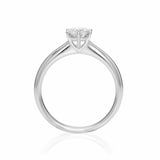Mayors Platinum 0.50ct Round 6 Prong Solitaire Engagement Ring
