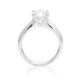 Mayors Platinum 2.50cttw Round Solitaire Engagement Ring