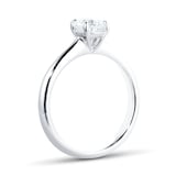 Mayors Platinum 1.00ct Round 4 Prong Solitaire Engagement Ring