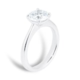 Mayors Platinum 2.00cttw Round 4 Prong Solitaire Engagement Ring