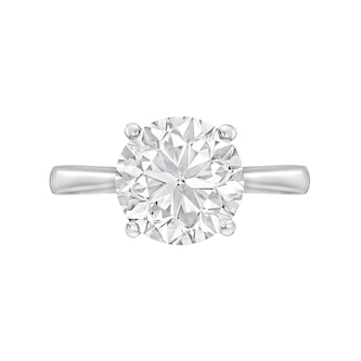 Mayors Platinum 3.07cttw Brilliant Cut Solitaire Engagement Ring - Size 6.5 Mayors Platinum 3.07cttw Brilliant Cut Solitaire Engagement Ring - Size 6.5