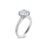 Royal Asscher Platinum 2.32cttw Royal Asscher Brilliant Diamond Charlene Solitaire Engagement Ring