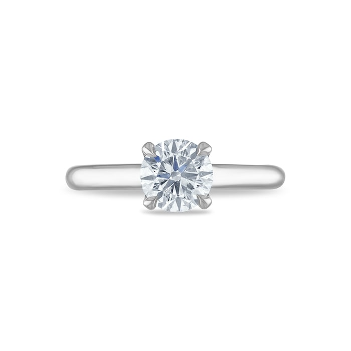 Royal Asscher Platinum 1.07cttw Royal Asscher Brilliant Diamond Christina Solitaire Engagement Ring