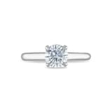 Royal Asscher Platinum 1.07cttw Royal Asscher Brilliant Diamond Christina Solitaire Engagement Ring