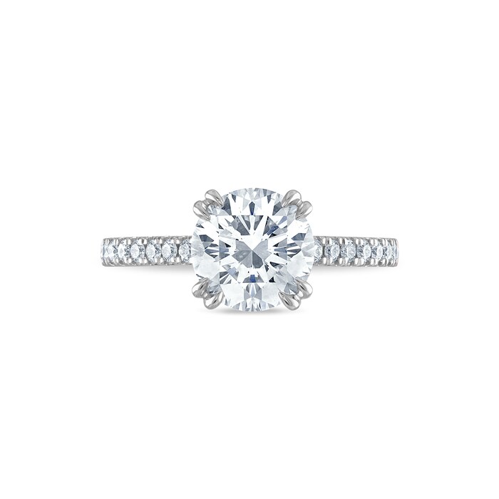 Royal Asscher Platinum 2.26cttw Royal Asscher Brilliant Diamond Charlene Solitaire Engagement Ring