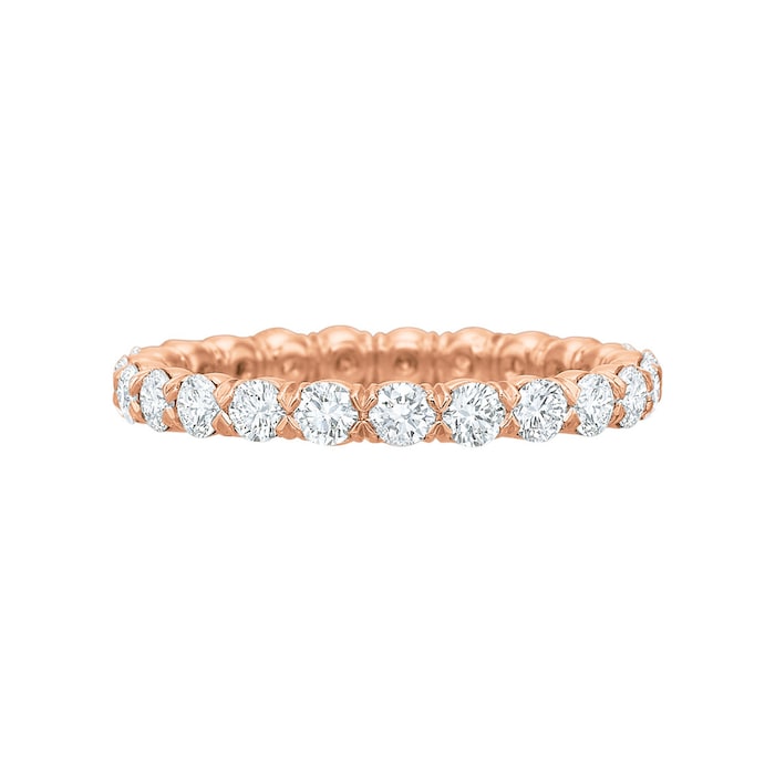 Betteridge 18k Rose Gold 1.20cttw Brilliant Cut Diamond Eternity Band Size 6