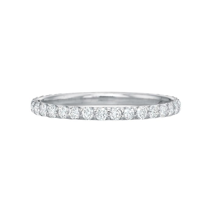 Betteridge Platinum 0.50cttw Brilliant Cut Diamond Eternity Band Size 6