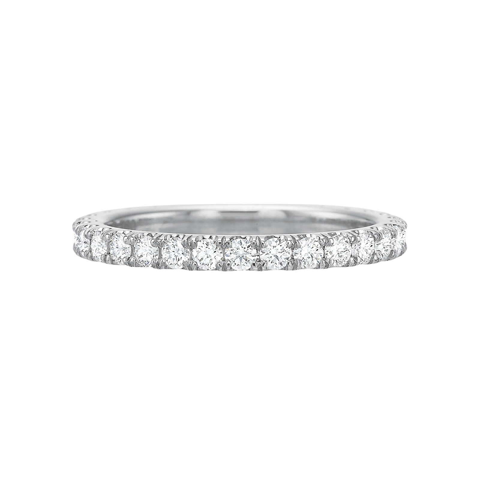 Betteridge Platinum 0.75cttw Brilliant Cut Diamond Eternity Band Size 6