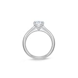 Mayors Platinum 1.30cttw Brilliant Cut Diamond Solitaire Engagement Ring