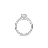 Mayors Platinum 1.31cttw Brilliant Cut Diamond Solitaire Engagement Ring