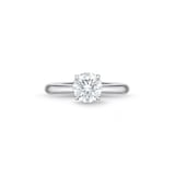 Mayors Platinum 1.31cttw Brilliant Cut Diamond Solitaire Engagement Ring