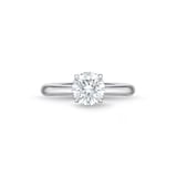 Mayors Platinum 1.20cttw Brilliant Cut Diamond Solitaire Engagement Ring