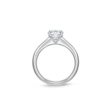 Mayors Platinum 1.20cttw Brilliant Cut Diamond Solitaire Engagement Ring