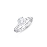 Mayors Platinum 1.20cttw Brilliant Cut Diamond Solitaire Engagement Ring