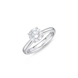 Mayors Platinum 1.30cttw Brilliant Cut Diamond Solitaire Engagement Ring