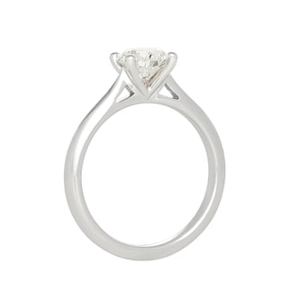 Mayors Platinum 1.00cttw Diamond Solitaire Engagement Ring
