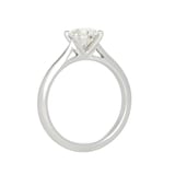 Mayors Platinum 1.00cttw Diamond Solitaire Engagement Ring