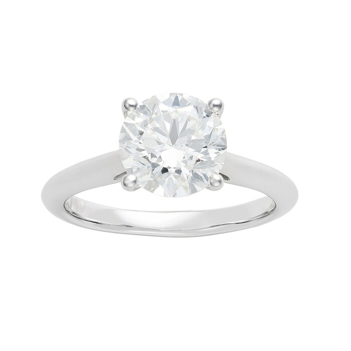 Mayors Platinum 2.00cttw Diamond Solitaire Engagement Ring
