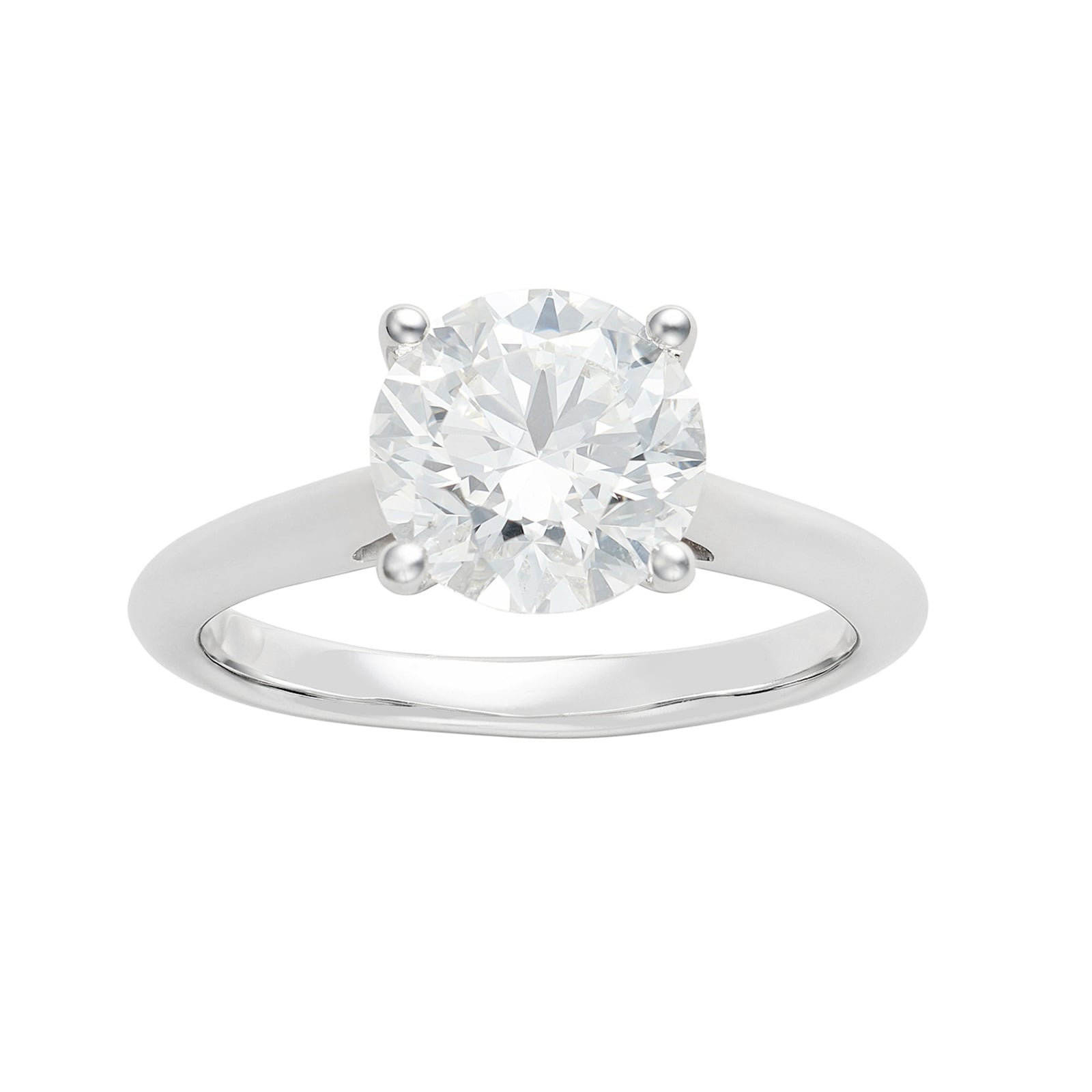 Mayors Platinum 2.00cttw Diamond Solitaire Engagement Ring - Ring Size 6.5
