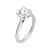 Mayors Platinum 2.00cttw Diamond Solitaire Engagement Ring