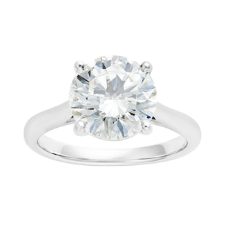Mayors Platinum 3.00cttw Diamond Solitaire Engagement Ring