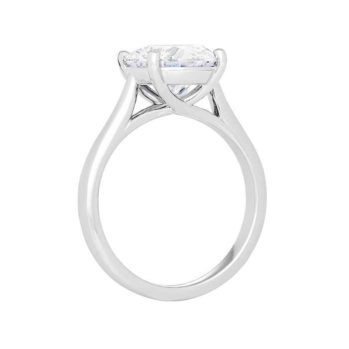 Mayors Platinum 3.00cttw Diamond Solitaire Engagement Ring