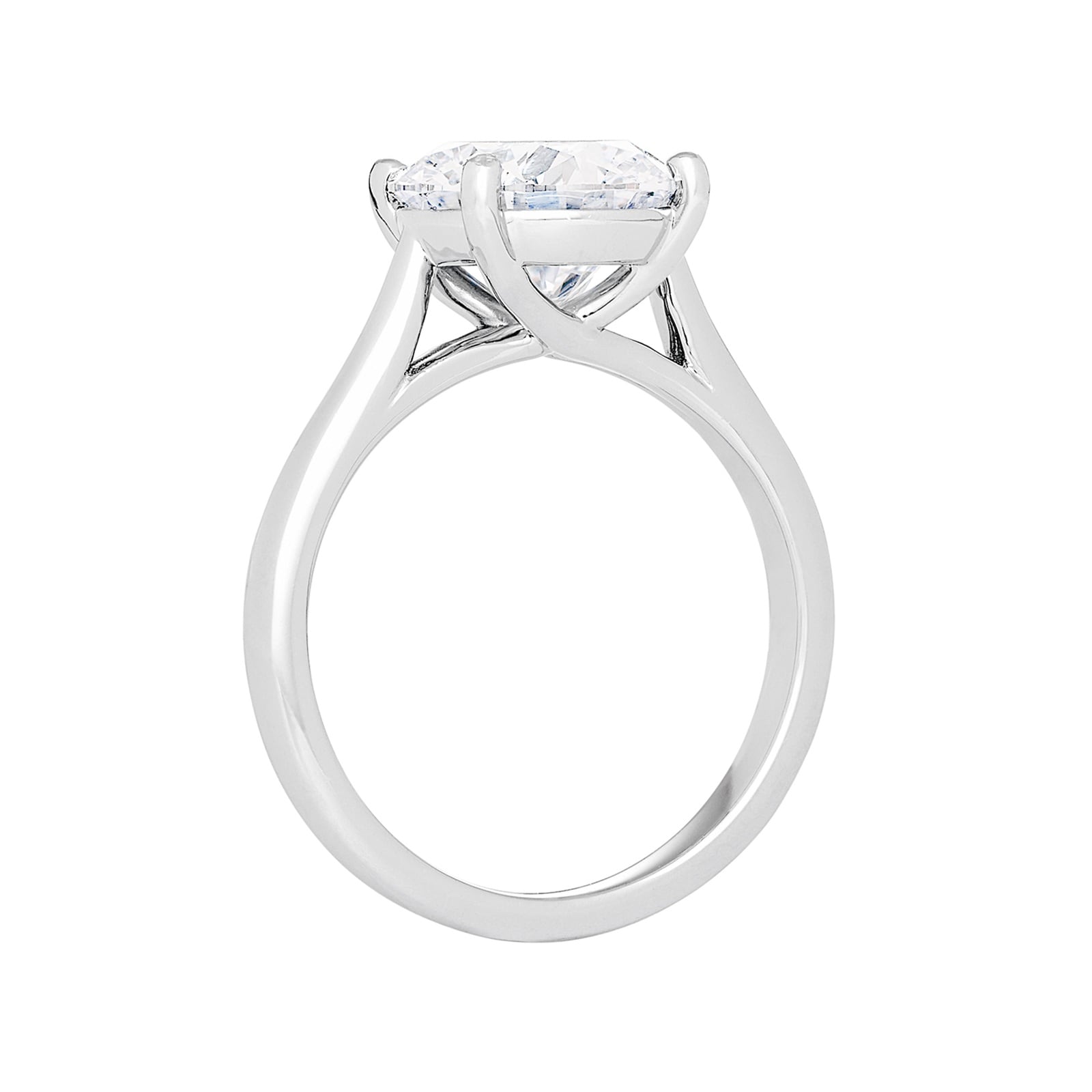 Mayors Platinum 3.00cttw Diamond Solitaire Engagement Ring - Ring Size 6.5