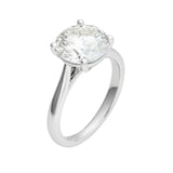 Mayors Platinum 3.00cttw Diamond Solitaire Engagement Ring