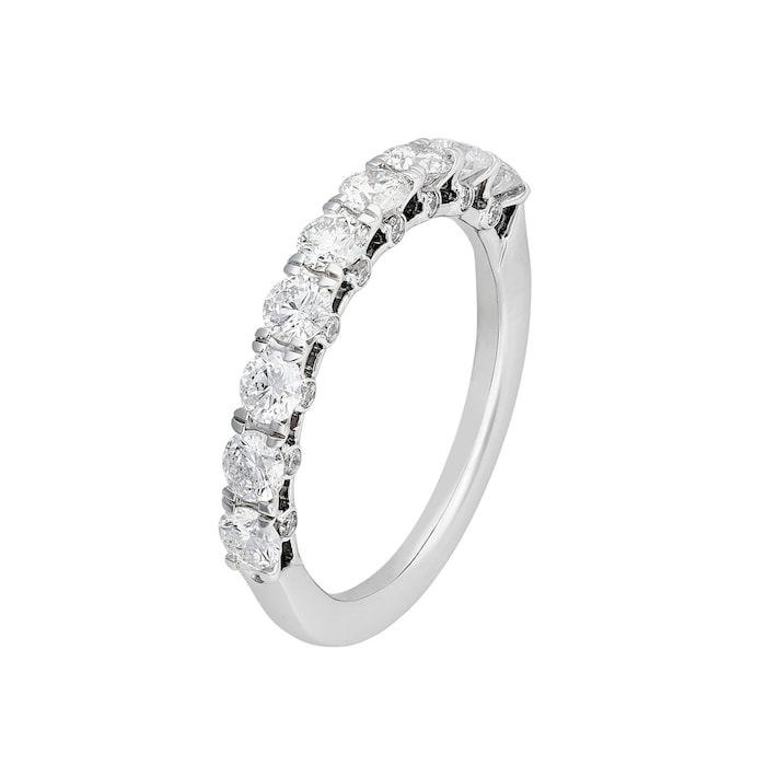 Mayors Platinum 1.00cttw Diamond Band Ring